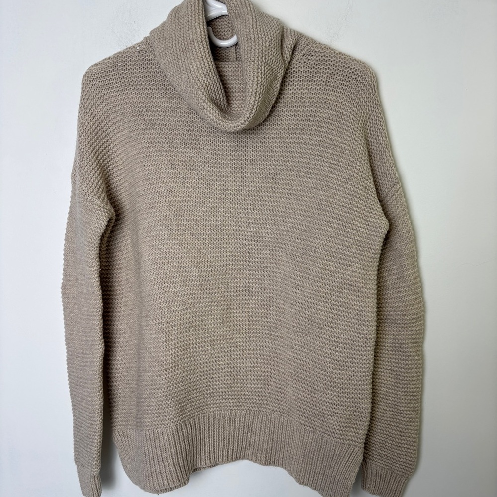 Boden Beige Wool Cashmere Sweater